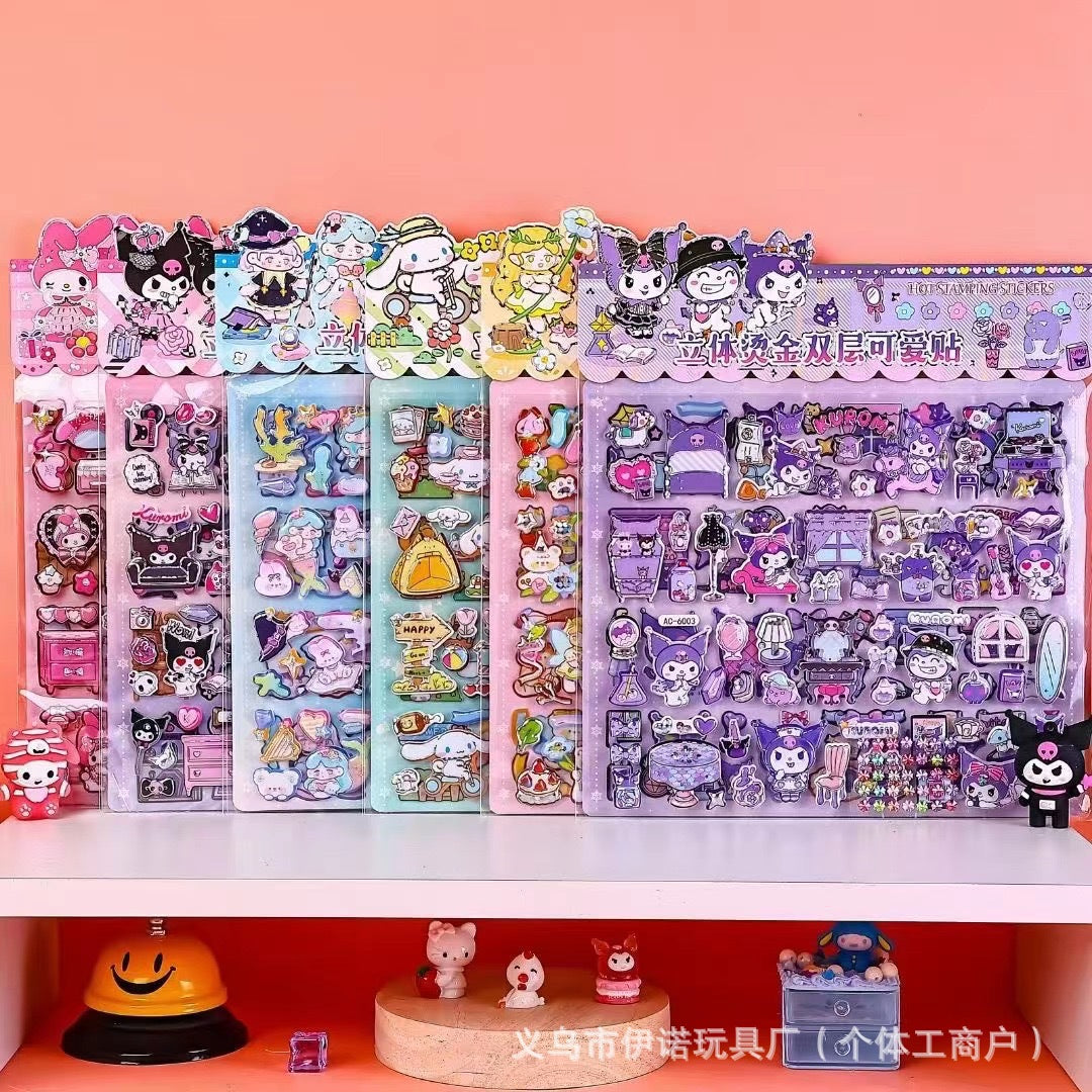 三麗鷗泡泡貼紙